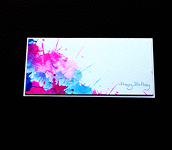 Happy Birthday Blots - Handcrafted Birthday Card - dr17-0025